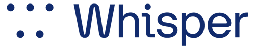 The Whisper Hearing System Logo